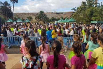 El primer Encuentro Educativo, Lúdico y Deportivo Jinámar en tus manos (Foto TA)